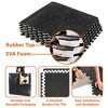Sorbus Interlocking Gym Floor Mat - 1/2" Thick Rubber Top High-Density EVA Foam - for Yoga, Heavy Exercise Equipment - 3 of 4