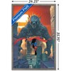 Trends International Justice League vs. Godzilla vs. Kong - Superman & Godzilla Framed Wall Poster Prints - 3 of 4
