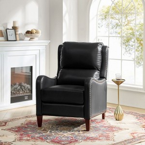 Jade Genuine Leather Chair Recliner | Karat Home - 1 of 4