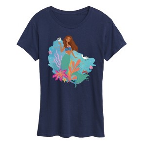 Women's - Disney - Ariel Short Sleeve Graphic T-Shirt - 1 of 4