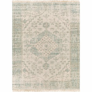 Hauteloom Adamstown Sage&Peach Cotton Rug - 1 of 4