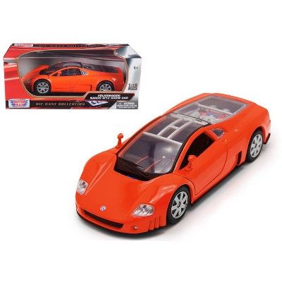 Volkswagen Nardo W12 Show Car Orange 1/18 Diecast Model Car by Motormax