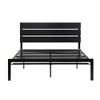 Queen Size Metal Platform Bed with Headboard for Bedroom - 2 of 4