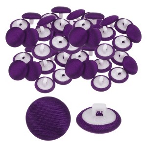 Unique Bargains Bridal Wedding Dress Suit DIY Satin Shiny Sewing Buttons 50 Pcs - 1 of 4