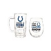 Evergreen Indianapolis Colts, Stemless 17OZ Wine & Beer 16 OZ Gift Set - 3 of 4