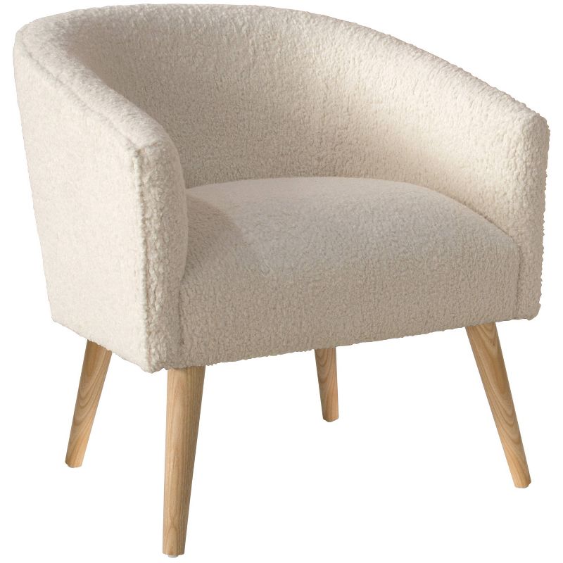 Skyline Furniture Deco Chair in Sheepskin Natural Cream, 3 of 9