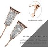 Worryfree Gadgets Metal Bling Band Compatible with Apple Watch Band Stainless Steel with Crystals for Women Girls iWatch Series 8 7 6 SE 5 4 3 2 1 - 2 of 4