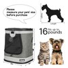 JESPET & GOOPAWS: Pet Soft Backpack Carrier - Smoke Grey - 13", Small Dogs & Cats - 3 of 4