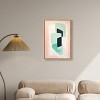Art Remedy Jade with Magnets Contemporary Shapes Abstract Wall Art Framed - 2 of 4