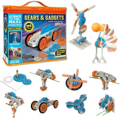 Gears & Gadgets STEM Building Kit with 194 Pieces