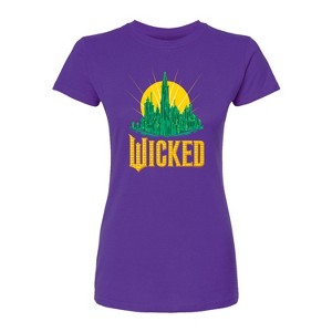 Women's - Wicked - Emerald City Fitted Graphic T-Shirt - 1 of 2