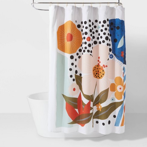 Exploded Graphic Shower Curtain - Room Essentials™ : Target