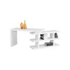 Chintaly Motion Home Office Desk with Shelves - 4 of 4