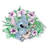 Women's Lilo & Stitch Sketchy Ukulele T-Shirt - 2 of 4