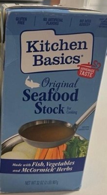 Kitchen Basics Original Seafood Stock, 32 oz Carton, (Pack of 12)