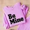 Simply Sage Market Women's Lightweight Garment Dyed Graphic Sweatshirt Be Mine Bold - 3 of 4