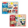 Melissa & Doug Wooden Sound Puzzle 2pk 16pc - Farm Animals, Vehicles - 3 of 4