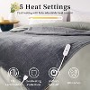 Heated Blanket, Flannel Electric Blanket, Soft Thick Heated Throw for Couch with 5 Heat Settings & 4H Auto Shut Off - 3 of 4