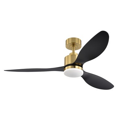 Airsurfer White 52 Inch Ceiling Fans with LED Light and Remote Control
