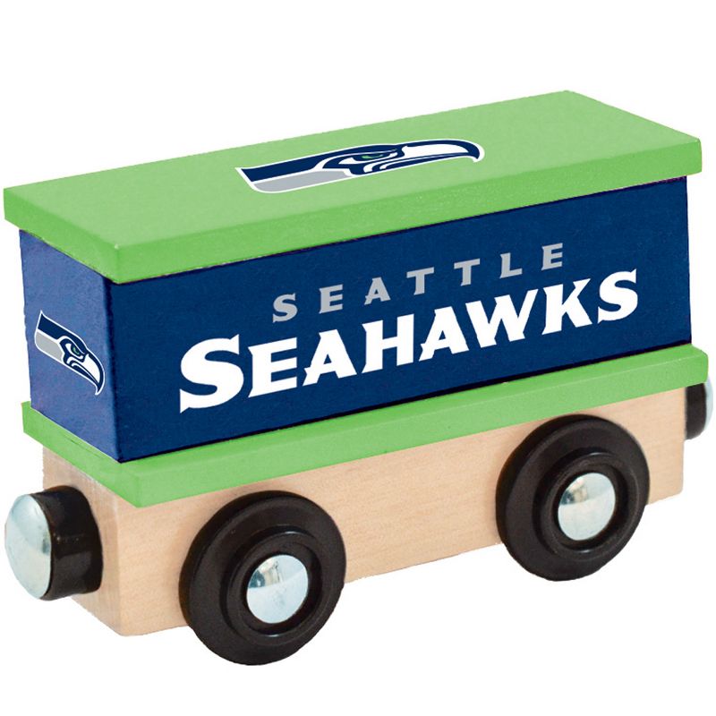 MasterPieces Wood Train Box Car - NFL Seattle Seahawks, 2 of 6