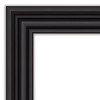 Amanti Art 42"x30" Non-Beveled Colonial Bathroom Wall Mirror Black: Modern Style, Polystyrene Frame, Wall Mounted - image 3 of 4