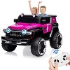 12V Electric Kids Ride on Car with Remote Control, 2 Seater 4WD Off-Road Truck with Decor Spare Tire - 2 of 4
