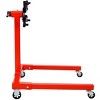 Syemin Lift Jacks Engine Stand, 1500 LBS Motor Stand with 4 Wheels, 360 Degree Rotating Head 4 Adjustable Arms Auto Repair, Red, Red, 46.5"*18.1"*8" - 2 of 4