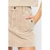 Women's Corduroy High Waist Mini Skirt - entro - image 4 of 4