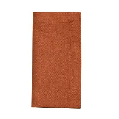 Burnt Orange terracotta Linen Napkins Set of 4 Cloth Napkin 