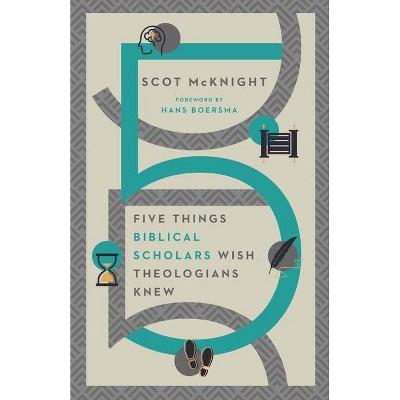 Five Things Biblical Scholars Wish Theologians Knew - by  Scot McKnight (Paperback)