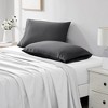 Southshore Fine Living, Vilano Collection Set of 2 Pleated Pillowcases Ultra-Soft Brushed microfiber - image 4 of 4