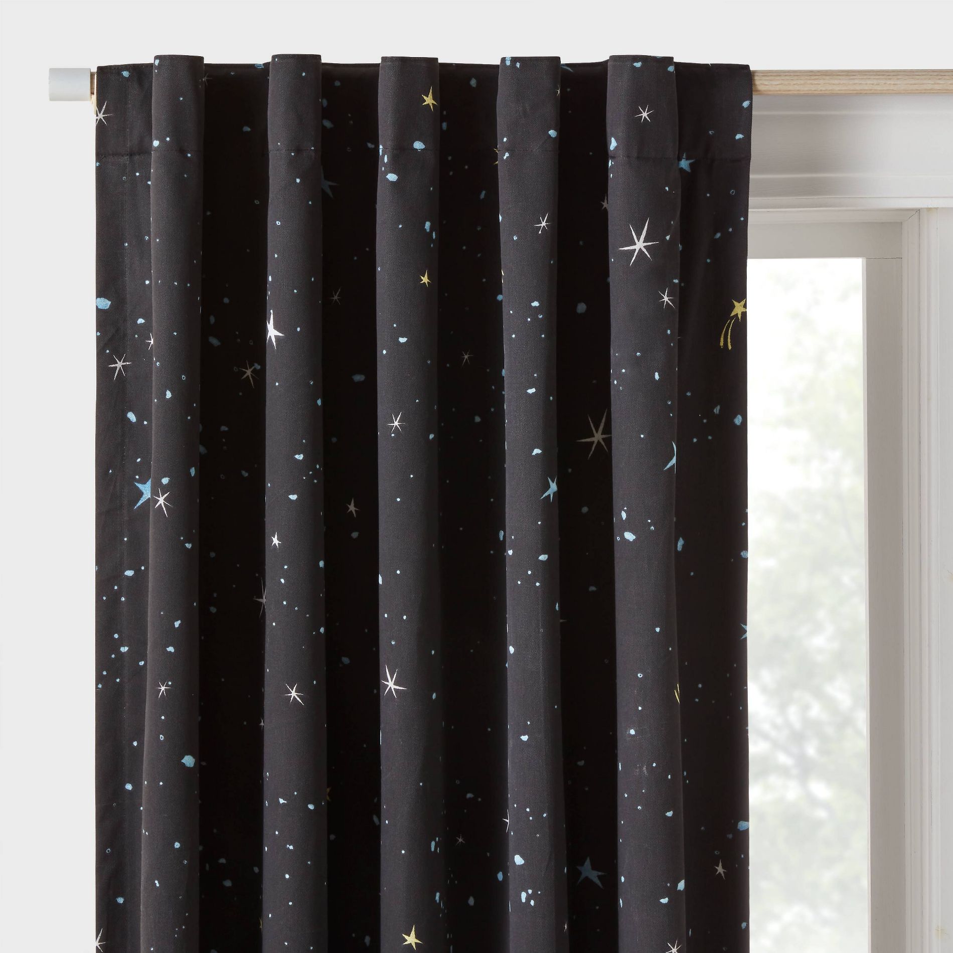 42"W x 84"L Space Kid's Blackout Window Curtain Panel - Pillowfort™