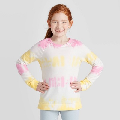 tie dye sweatshirt girls