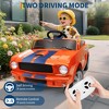 Jojoka 12V Licensed Shelby Electric Car for Kids, Battery Powered Ride on Toy for Toddlers with Remote Control, Bluetooth - 4 of 4