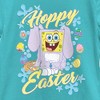 Girl's SpongeBob SquarePants Colorful Hoppy Easter T-Shirt - 2 of 4