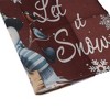 Unique Bargains Christmas Place Mats Snowman Flax 11.8"x17.7" 2 Pcs - 4 of 4