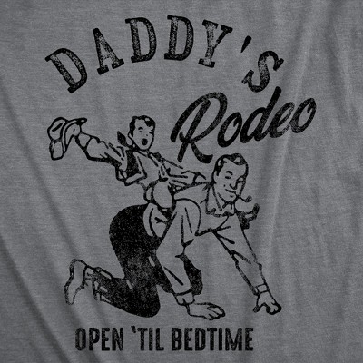 Мужские футболки Crazy Dog T-Shirts, Inc. Mens Funny T Shirts Daddys Rodeo Open Til Bedtime Sarcastic Graphic Novelty Tee for Men - Crazy Dog Men's T Shirt Gift for Dad Dark Grey L — фото 2