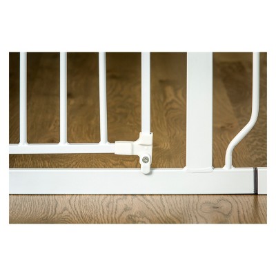 Extra Tall White Metal Retractable Safety Gate
