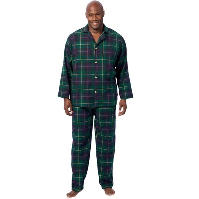 KingSize Plaid Flannel Pajama Set
