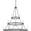 Quoizel Lighting Doran 15 - Light Chandelier in  Mottled Black - 2 of 4