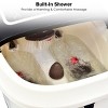Costway All-In-One Foot Spa Bath Massager Tem/Time Set Heat Vibration W/4 Roller - image 4 of 4