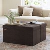 30" Storage Ottoman Bench, Ottoman with Storage, Ottoman Bench, Hold up to 660lb for Living Room - 3 of 4