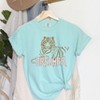 Simply Sage Market Women's Dreamer Tiger Short Sleeve Garment Dyed Tee - 2 of 2