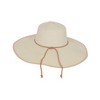 Anna-Kaci Wide Brim Straw Sun Hat with Braided Cord Detail Lightweight Packable Design for Beach Travel Outdoor Protection - 2 of 4
