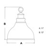 Vaxcel Delano 1 - Light Pendant in  Oil Burnished Bronze - 4 of 4