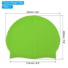 Unique Bargains Silicone Waterproof Non-Slip Adult Swimming Caps 2 Pcs - 2 of 4