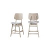 New Classic Furniture,Oscar Wood Counter Dining Chairs in White Ash (Set of 2) - 2 of 4