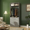 Besiost Freestanding 24" Closet System with 3 Wood Drawers - 2 of 4