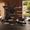 COZONY 3-in-1 Leg Press & Hack Squat Machine with Weight Storage, Fits 1" & 2" Plates - 4 of 4