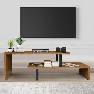 Constance 180° Rotation And Wide Extension Length From 55" to 107" TV Stand for TVs Up to 88"-Maison Boucle